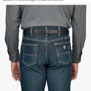 Bulwark FR Mens Straight Fit Jean with Stretch
